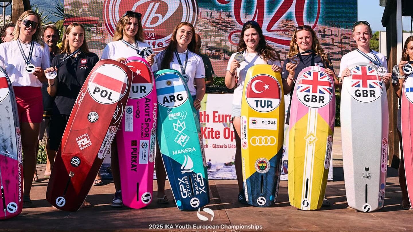 Catalina Turienzo, subcampeona en el Europeo Juvenil de Fórmula Kite