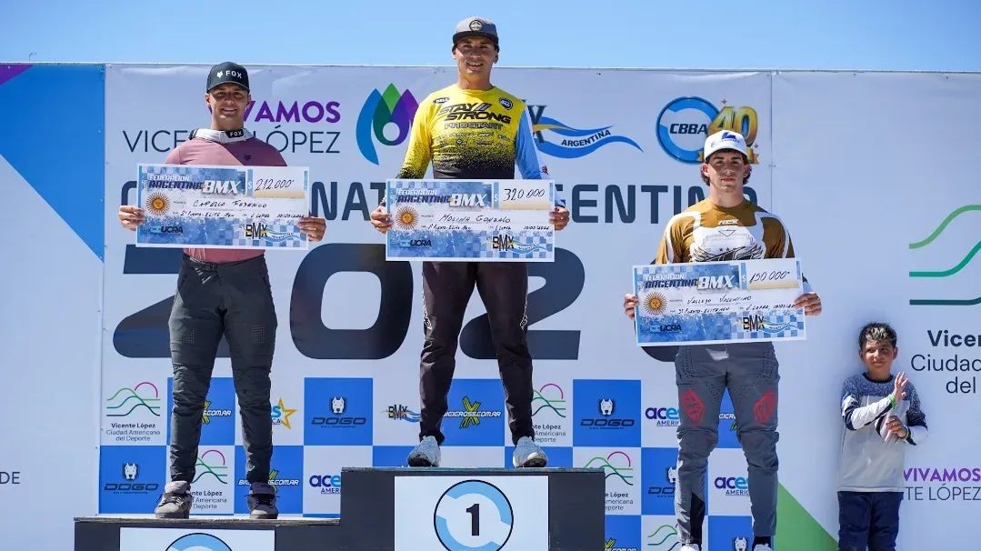 BMX: El "Chalo" Molina imparable en el inicio del Argentino