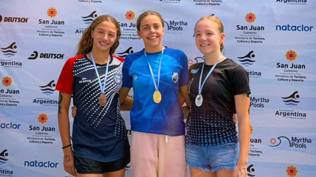 ¡Dueños del agua!: Ausonia brilló en el Argentino de Aguas Abiertas en Punta Negra