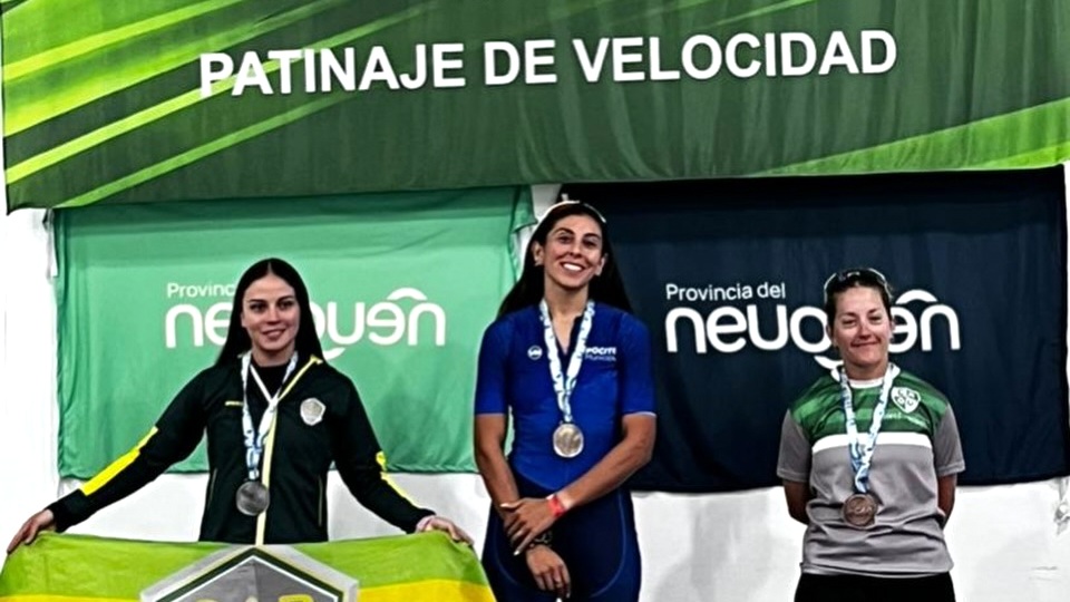 Patín Carrera: Fernanda Illanes voló en Neuquén y se colgó el oro