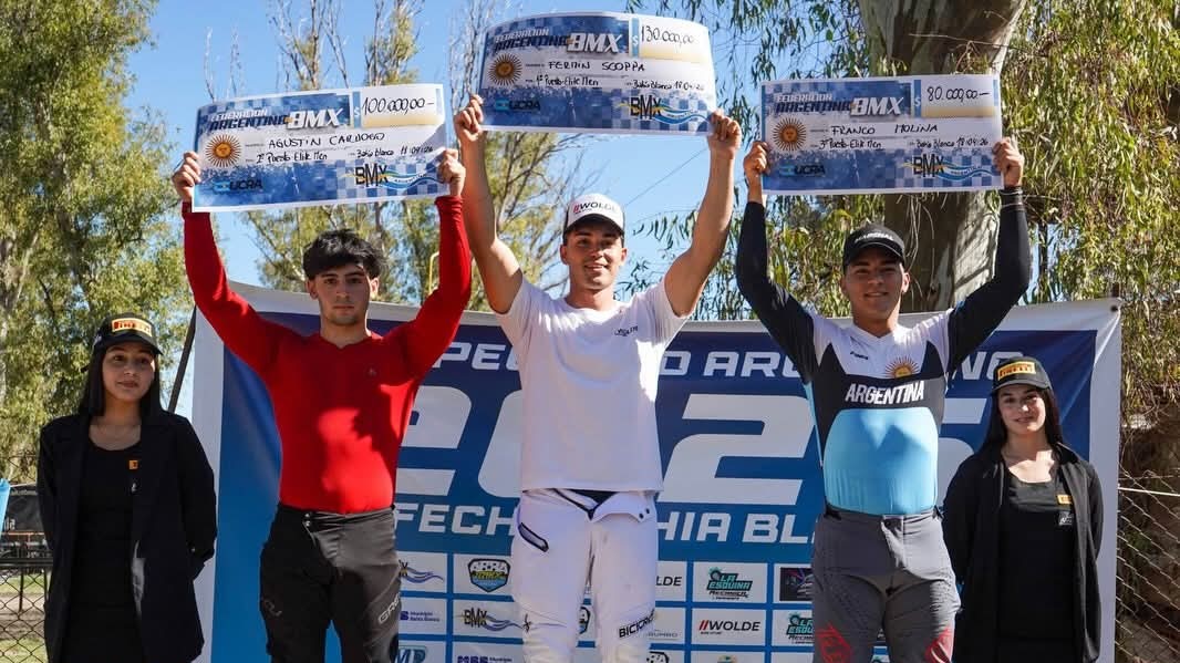 El BMX sanjuanino voló en Bahía Blanca: Lluvia de podios en el Argentino de Bicicross