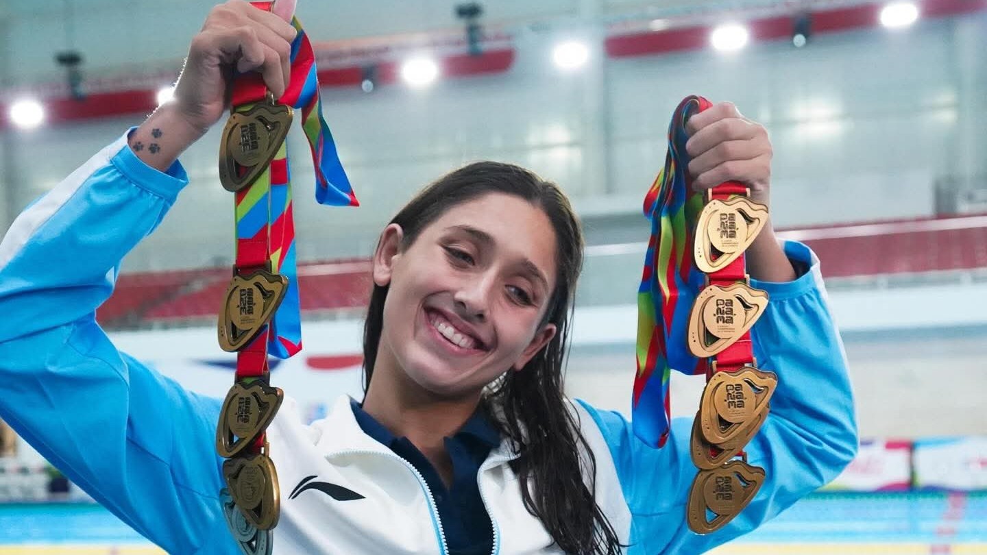 ¡Histórica! Agostina Hein conquistó 9 medallas de oro y rompió todos los récords en Panamá