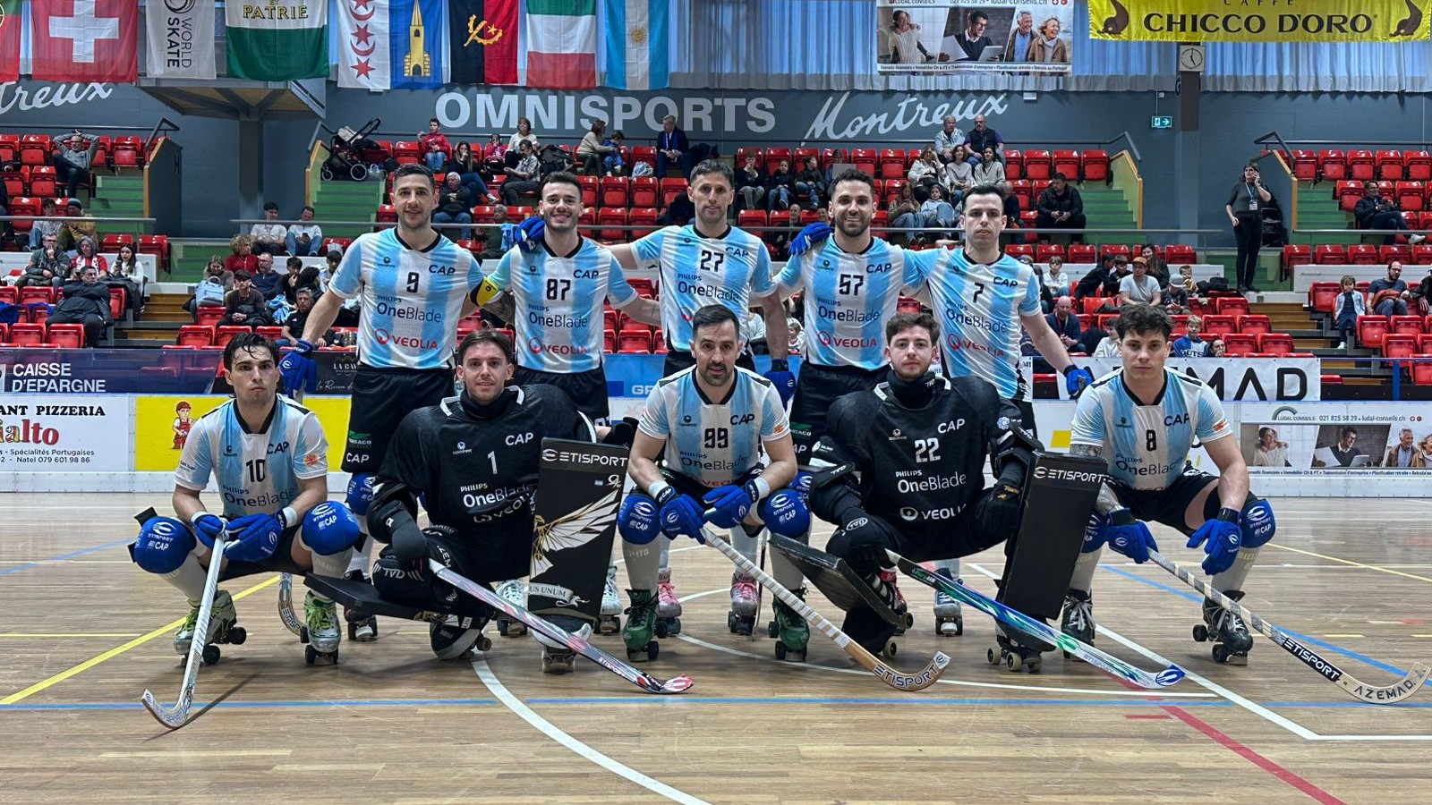 ¡Arrasó el Campeón! Argentina debutó con una goleada 7-1 sobre Montreux en Suiza