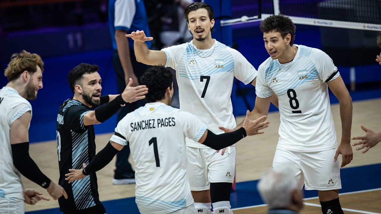 VNL: Argentina pisó fuerte ante China con protagonismo sanjuanino