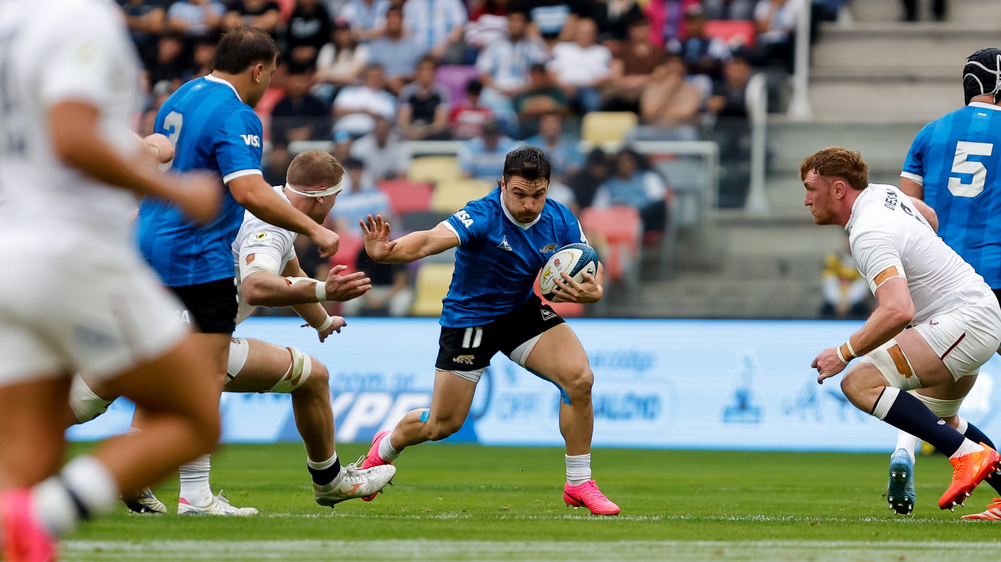 Los Pumas cayeron ante Inglaterra en Santiago en una tarde de pura emoción histórica