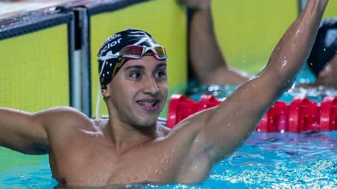 ¡El futuro de la natación! El sanjuanino Mauro Czybuk brilló en el Panamericano de Colombia