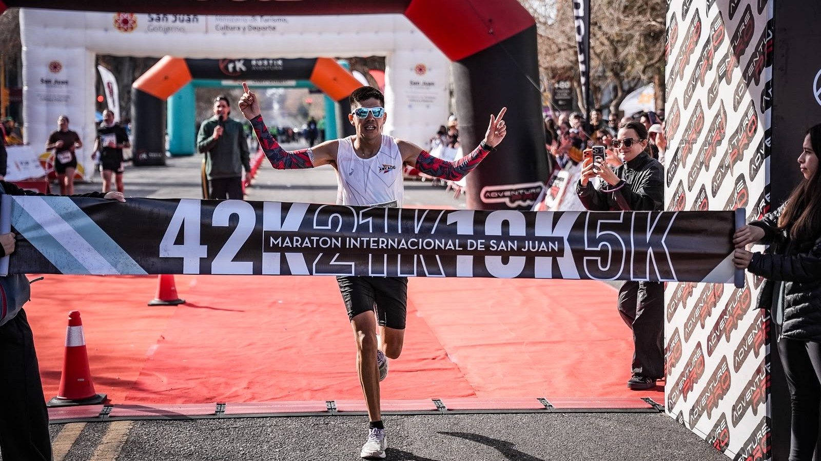 Todo el color y los ganadores de la 10° edición de la Maratón Internacional de San Juan 