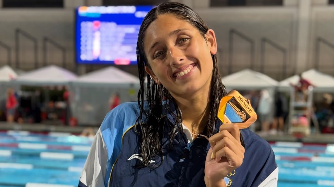 ¡Agostina Hein hizo historia! Récord sudamericano y bronce en los Pan Pacific de Natación