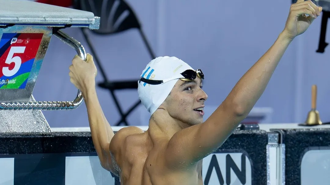 ¡A puro podio! Plata y bronce para Argentina en el Pan Pacific Junior de natación