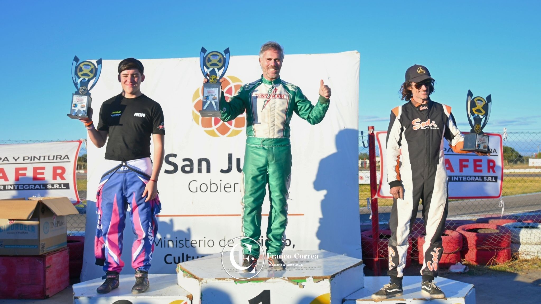 El “Mono” Flaque mantiene la mística y ganó en Pocito donde se corrió la 4° fecha del Prokart Cuyano