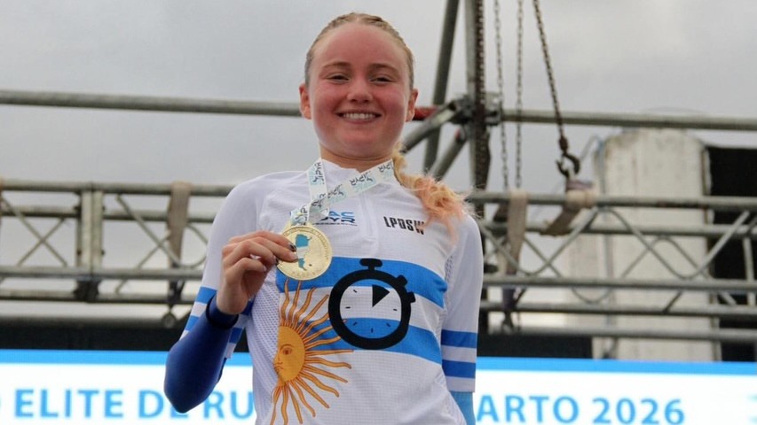 ¡Orgullo sanjuanino en Canadá! Abril Capdevila y Delfina Dibella corrieron el mundial de ciclismo